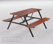 Bank-Tisch-Kombination Parks, Gärten - EUROPA 2000 Modell - 8101