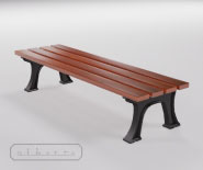 Park and garden bench with cast iron - FRANKFURT 1805