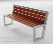 NEW - Park and garden bench - Demerara - 8002.01
