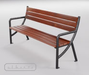 Park and garden bench - E1001