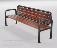 Park and garden bench - EUROPA 2000 - 4101