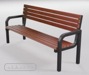 Park and garden bench - EUROPA 2000 - 7101